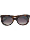 Fendi Peekaboo Sunglasses In Brown