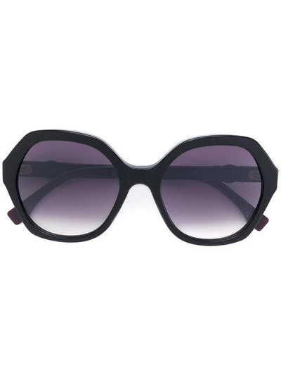 Fendi Eyewear Runde Sonnenbrille - Lila In Purple