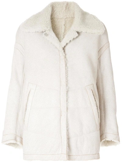 Sylvie Schimmel Forever Shearling Jacket In Neutrals