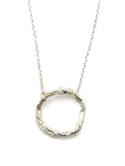 Niza Huang 'illusion Circle' Necklace In Metallic
