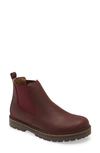 Birkenstock Stalon Chelsea Boot In Burgundy Nubuck