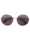 Gucci Aviator Metal Temple Sunglasses In Pink