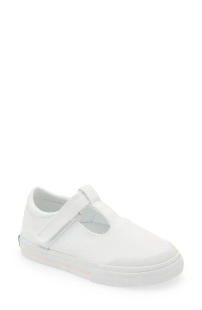 Footmates Kids' Drew Mary Jane Sneaker In White