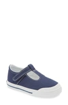 Footmates Kids' Drew Mary Jane Sneaker In Navy