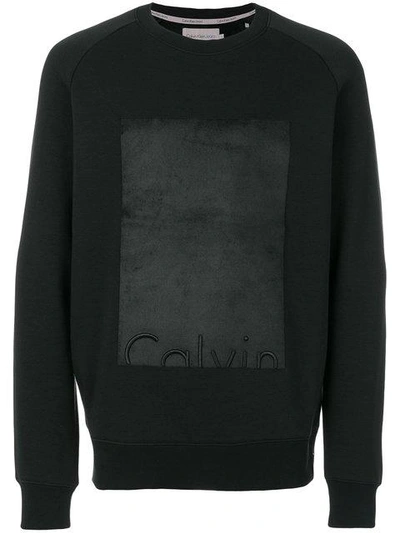 Ck Jeans Calvin Klein Jeans Logo Sweatshirt - Black