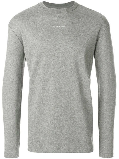 Drôle De Monsieur Nfpm Sweatshirt - Grey
