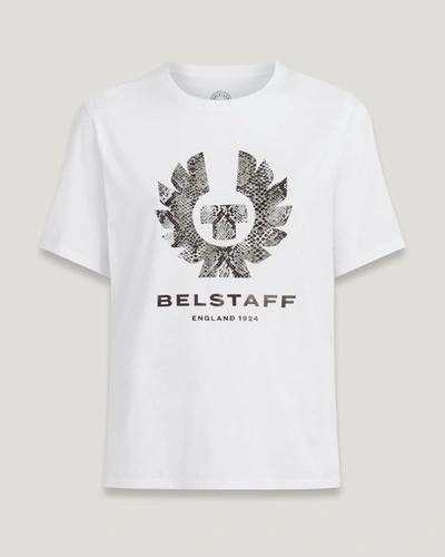 Belstaff Womens Snake Phoenix T-shirt In White