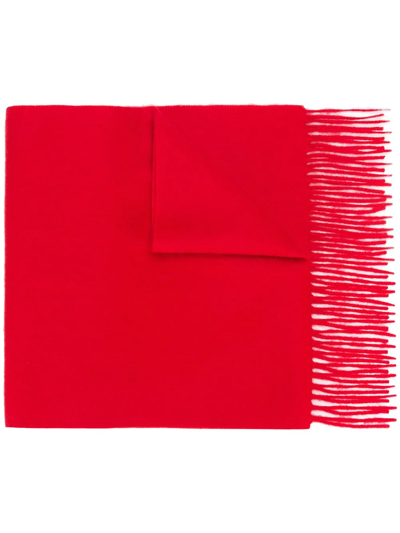 N•peal Large Woven Scarf In Red