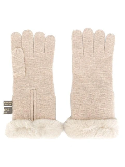 N•peal Fur-lined Gloves