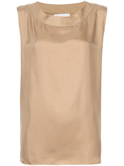 Fabiana Filippi Sleeveless Blouse - Brown