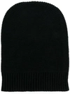 N•peal Knitted Beanie In Black