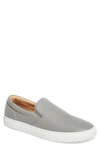 Greats Royale Wooster Slip-on Sneaker In Ash Perforated Leather