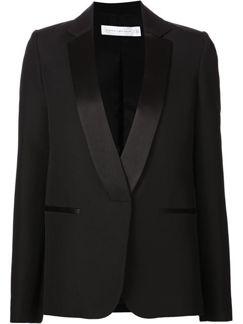 Victoria Beckham Satin-lapel Tuxedo Jacket | ModeSens