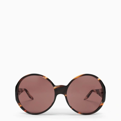 Gucci Tortoiseshell Round Frame Gg Sunglasses
