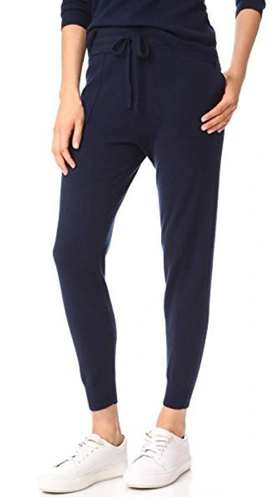 Bop Basics Cashmere Joggers In Navy