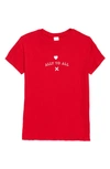 Nordstrom Kids' Graphic Tee In Red Lychee Ally
