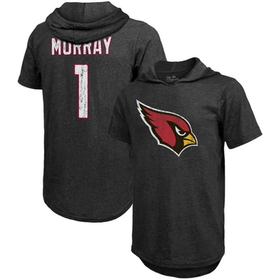 Majestic Fanatics Branded Kyler Murray Black Arizona Cardinals Player Name & Number Tri-blend Hoodie T-shirt