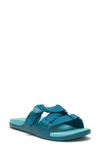 Chaco Chillos Slide Sandal In Ocean Blue