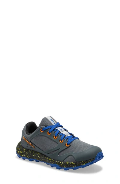 Merrell Kids' Altalight Waterproof Hiking Sneaker In Grey/ Orange