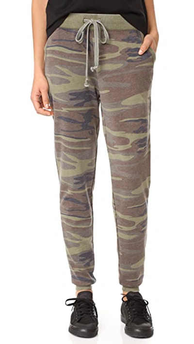 Z Supply The Camo Pants In Camo Green