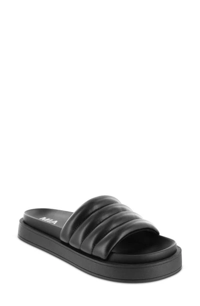 Mia Annaleese Slide Sandal In Black