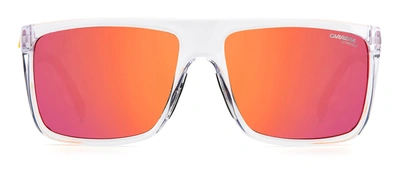 Carrera Orange Browline Mens Sunglasses  8055/s 0900/uz 58 In Red