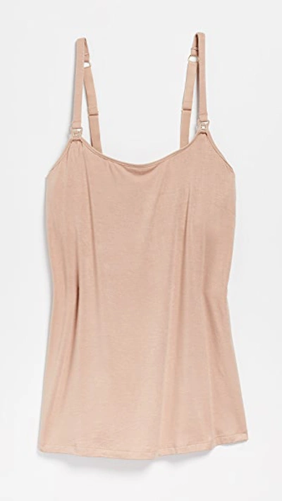 Rosie Pope Tummy Control Nursing Camisole In Nude