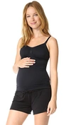 Rosie Pope Seamless Maternity Nursing Cami In Black