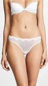 Timpa Duet Sultry Sheer Lace Thong In White