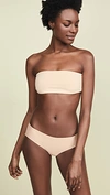 Top Secret Tiny Tube Bandeau Bra In Almond