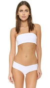 Top Secret Tiny Tube Bandeau Bra In White