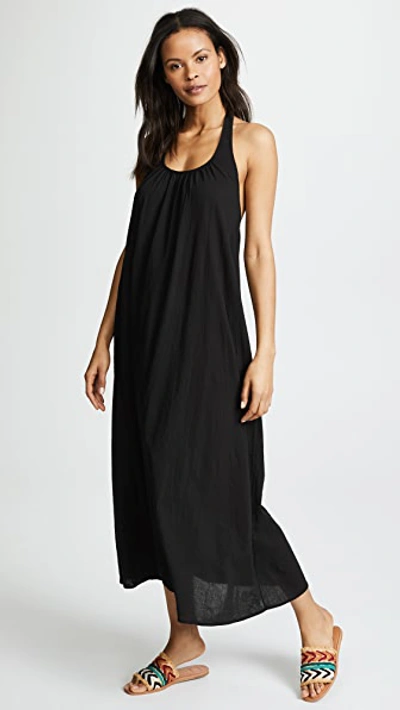 9seed Antigua Cover Up Dress In Black