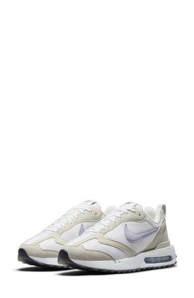 Nike Air Max Dawn Sneaker In White/ Purple Dawn/ Light Bone