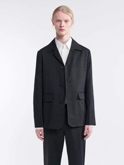 Filippa K Nate Linen Jacket In Black