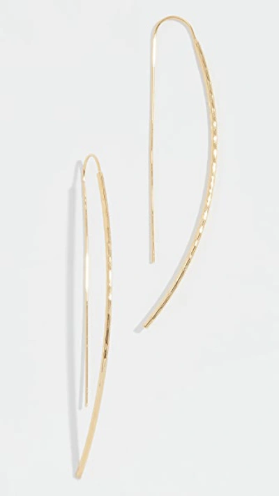 Cloverpost Ticker Earrings In Gold