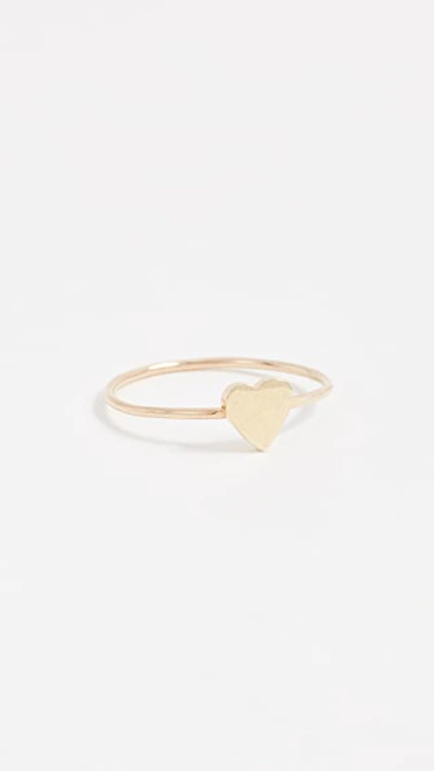 Jennifer Meyer Jewelry 18k Gold Mini Heart Ring