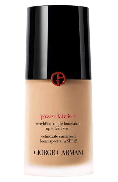 Giorgio Armani Power Fabric+ Foundation Spf 25 In 6.5