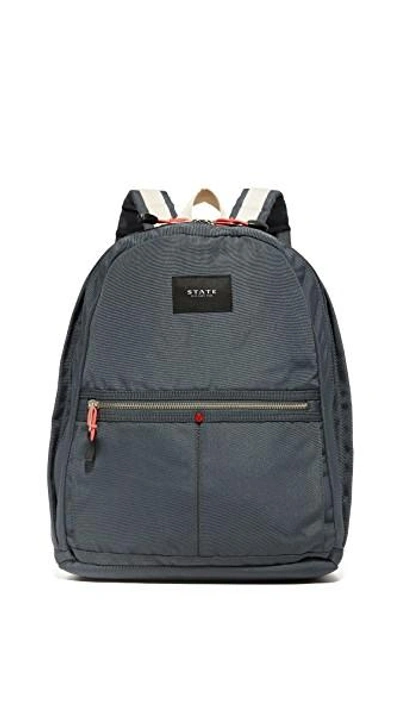 State Kent Backpack In Dark Grey