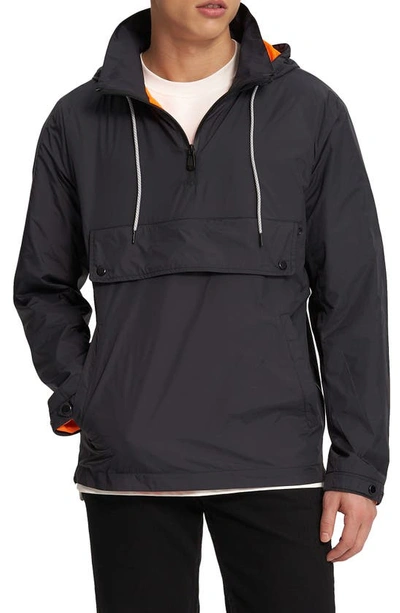 Noize Valen Water Resistant Anorak In Black