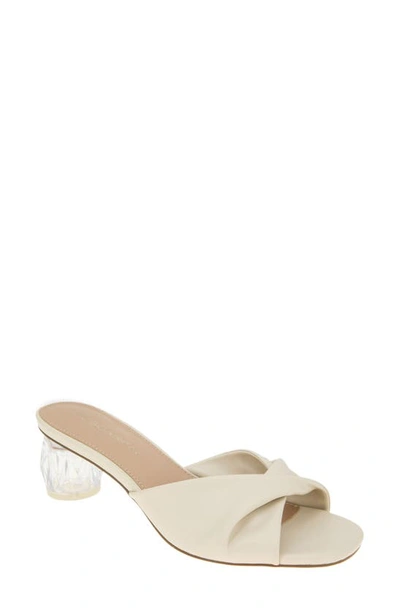 Bcbg Mebba Slide Sandal In Cream