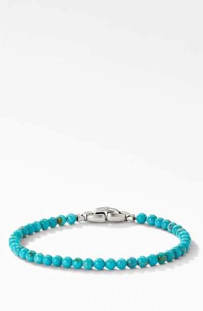 David Yurman Spiritual Beads Bracelet In American 8 Turquoise