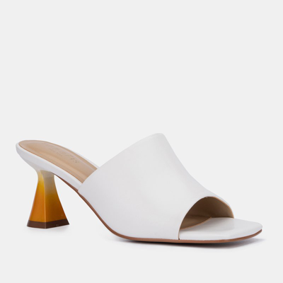 Torgeis Scarlette Ombre Heel Sandal In White