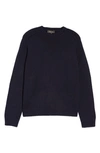 Loro Piana Cashmere Sweater In Blue Navy
