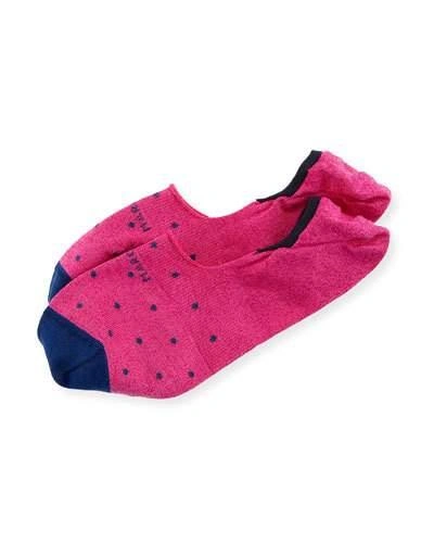 Marcoliani Invisible Touch Dot No-show Socks In Pink