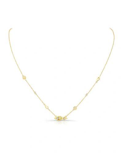 Ron Hami Diamond & Opal Pendant Necklace