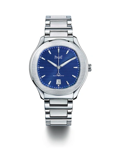 Piaget G0a41002 Polo S Steel And Sapphire Crystal Watch