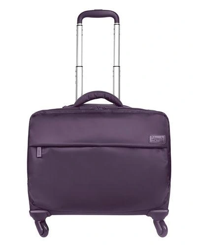Lipault 17" Spinner Tote Luggage In Purple