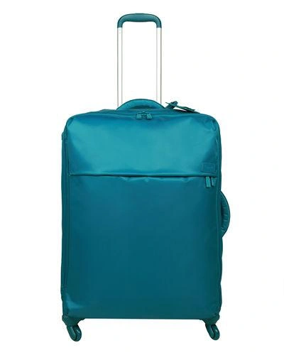 Lipault 26" Spinner Luggage In Duck Blue