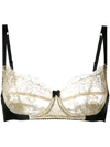 Gilda & Pearl Gina Bra In Metallic