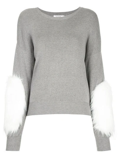 Guild Prime Faux Fur Patch Sweater